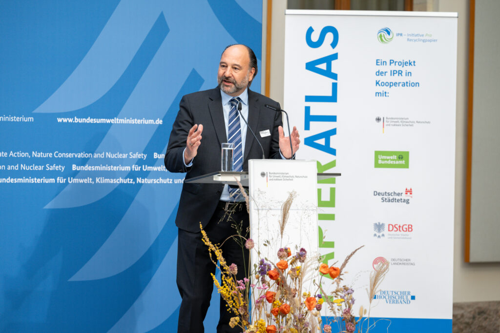 Marc Gebauer, Sprecher der Initiative Pro Recyclingpapier ©IPR/Mark Bollhorst